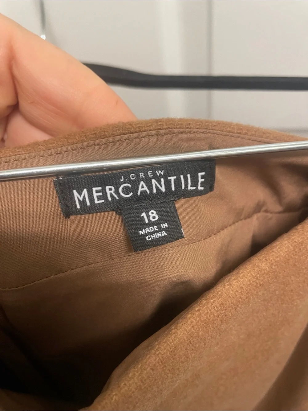 J. Crew Mercantile Brown Women's pencil Skirt - Classic Minimal Style